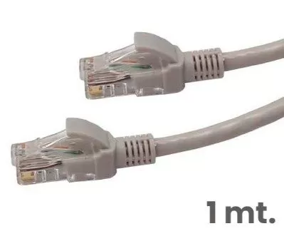 Cable de red (Patch cord) 1 metro categoría 6