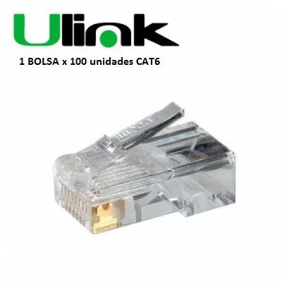 Conector RJ45 Cat6