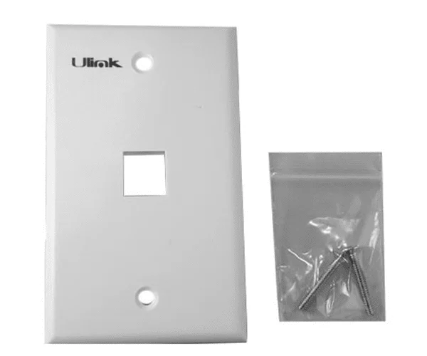 Faceplate RJ45 1P keystone | Ulink