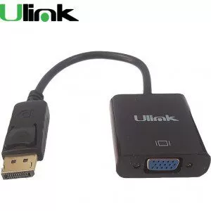 Adaptador de video Display Port Macho a VGA hembra