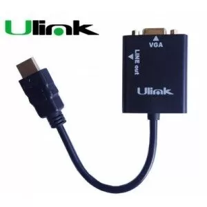 Conversor de HDMI a VGA + audio