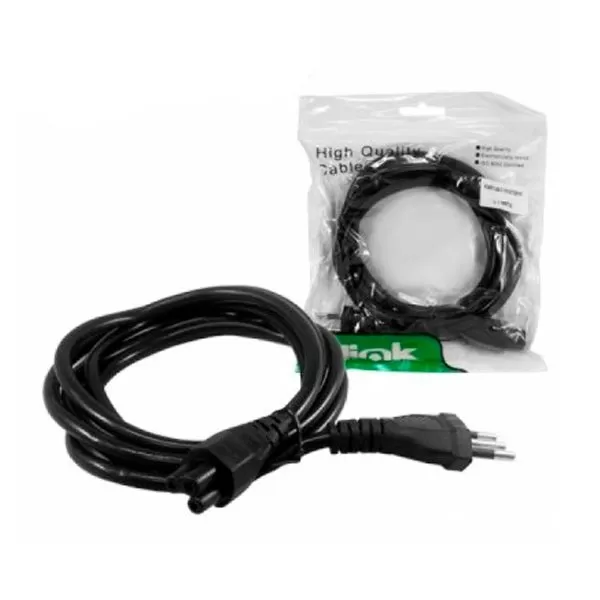 Cable de poder tipo trebol 1,8 mts | Ulink - Imagen 2