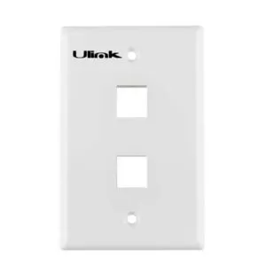 Faceplate RJ45 2P keystone | Ulink