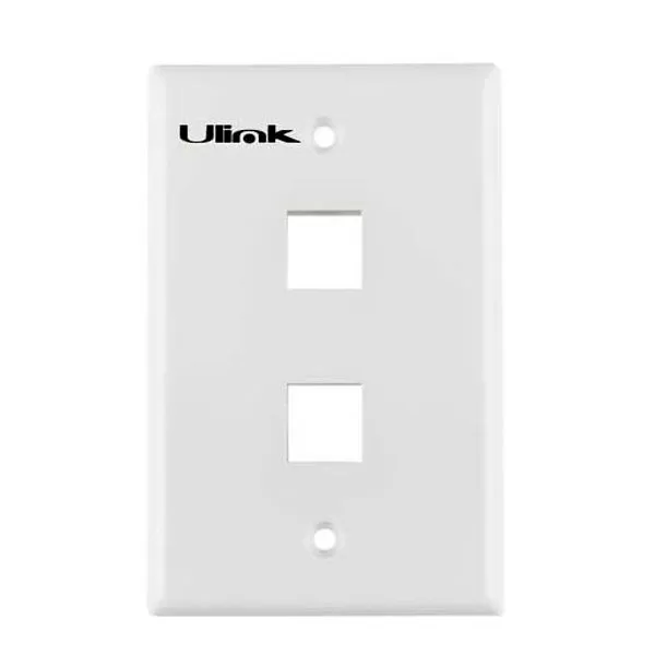 Faceplate RJ45 2P keystone | Ulink