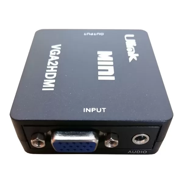 Conversor de VGA a HDMI 720p o 1080p + audio | Ulink