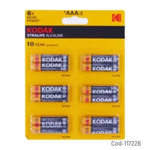 Pilas AAA alcalina set X12 | Kodak