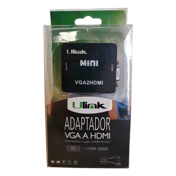 Conversor de VGA a HDMI 720p o 1080p + audio | Ulink - Imagen 4
