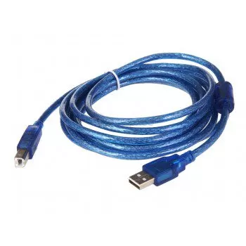 Cable USB impresora A/B 5 metros