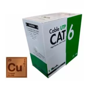 Cable UTP CAT6 100% cobre, 305 metros, 24AWG | Ulink