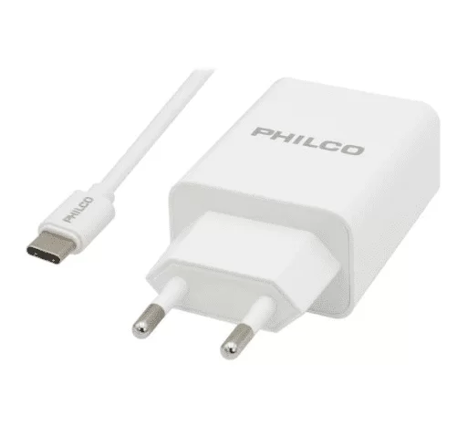 Cargador celular 18W Carga Rápida 3.0 Philco USB C - Imagen 2