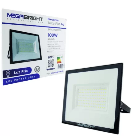 Foco LED 100W Megabright Luz Fria, Certificado SEC - Imagen 2