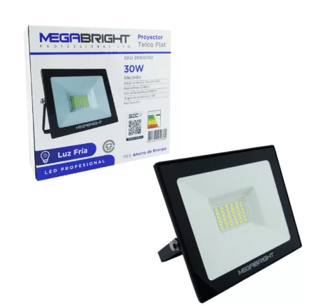 Foco LED 30W Megabright Luz Fria, Certificado SEC - Imagen 2