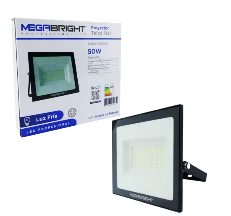 Foco LED 50W Megabright Luz Fria, Certificado SEC - Imagen 2