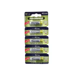 Pilas recargables AAA Macrotel Pack 5 und.