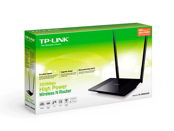 Router TL-WR841HP Inalámbrico N de Alta Potencia de 300Mbps