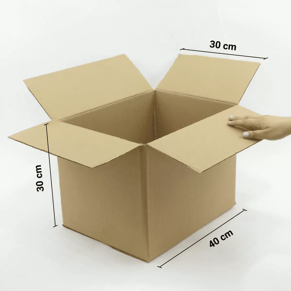 Caja cartón 40x30x30 Pack 10 Und.