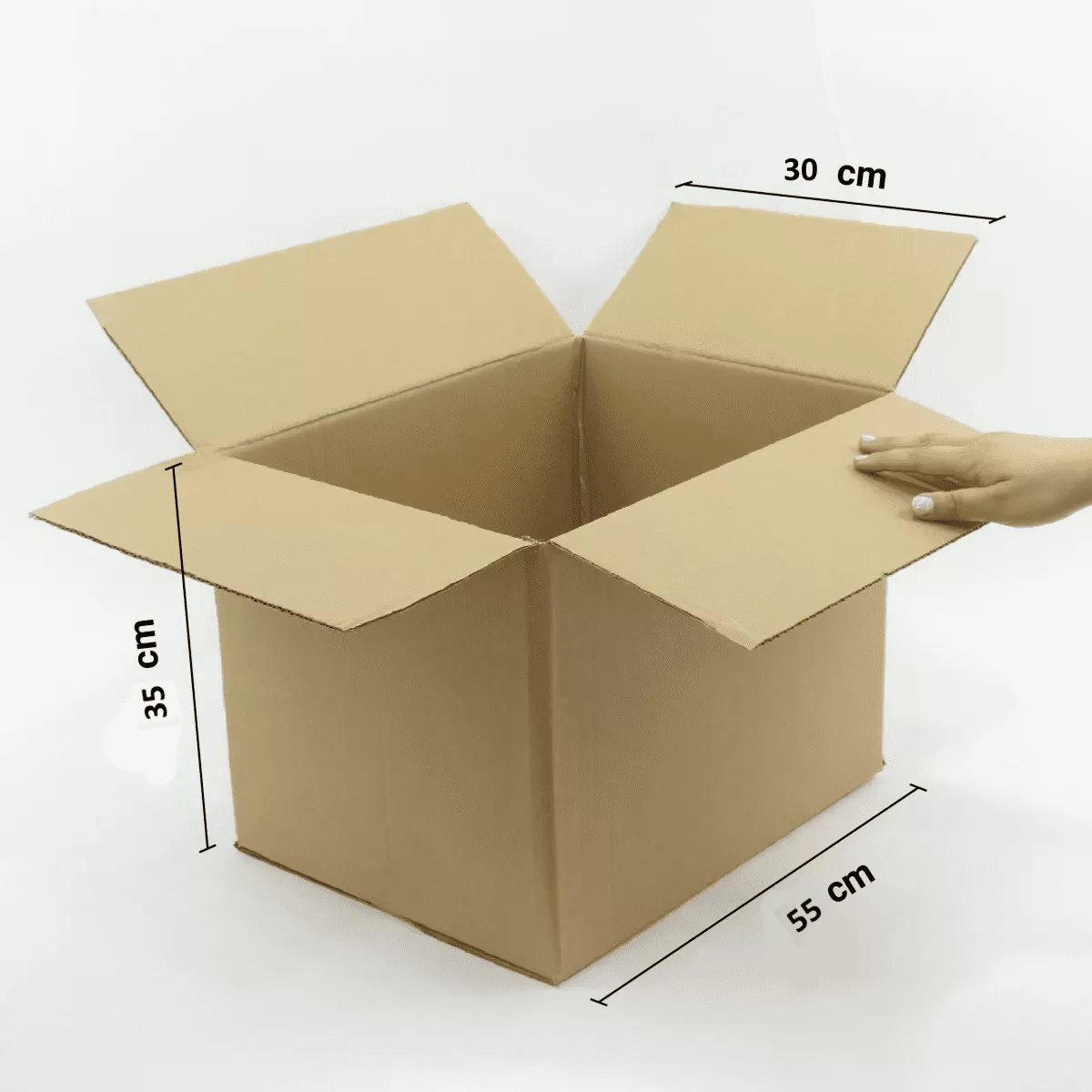 Caja cartón 55x30x35 Pack 10 Und.