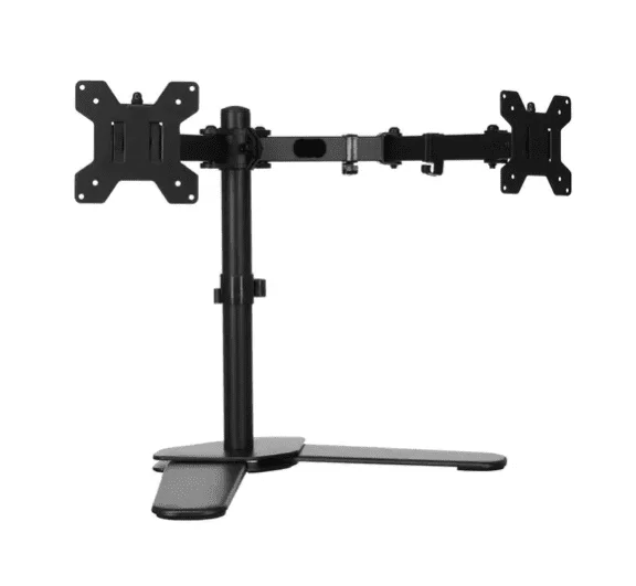 Soporte Monitor doble de sobre mesa + Inclinación  14" A 27" - Imagen 2