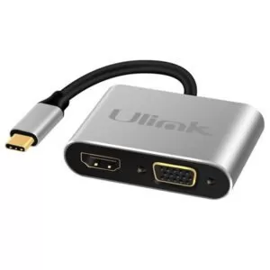 HUB Adaptador multipuerto USB C [4 en 1] UL-ADC404V | Ulink