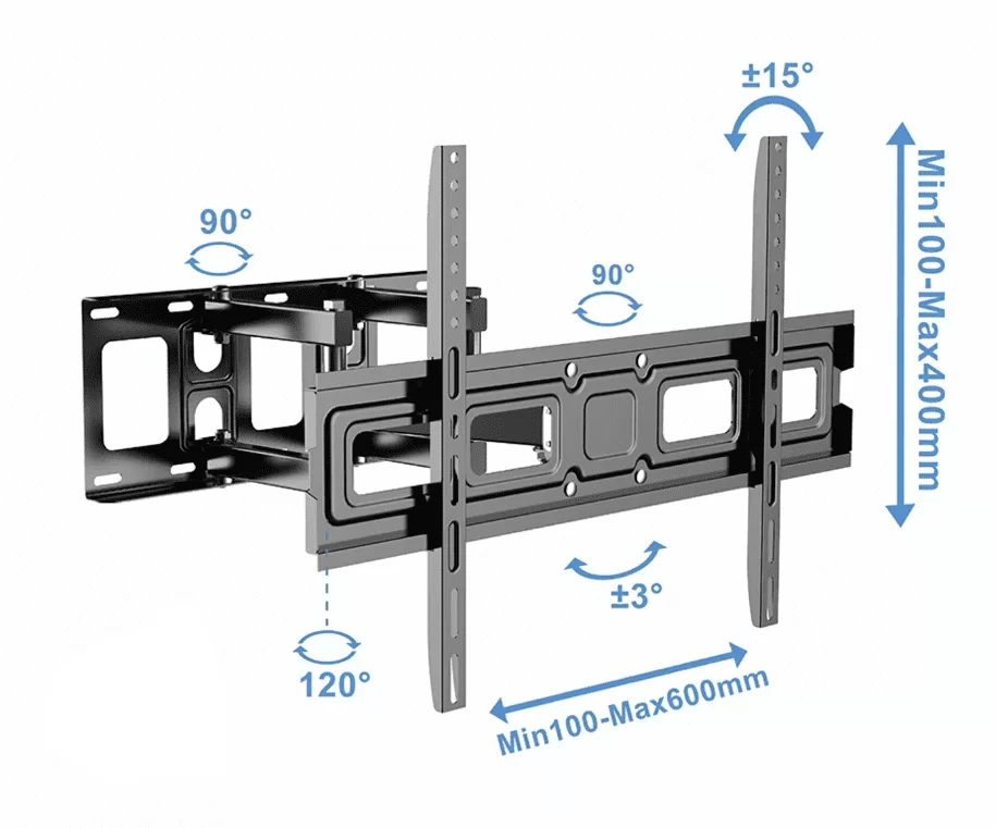 Soporte TV Retractil 26“-55” hasta 45 KG - Imagen 2