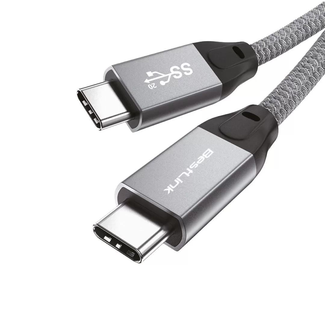 Cable USB tipo C a C,  100W, 20Gb, 4K, 1.2 mt / BL-CHCB2010GB - Imagen 2