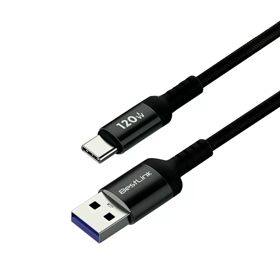 Cable USB tipo A – C carga rápida 120W, 2 mt / BL-CHCB820 | Bestlink - Imagen 2