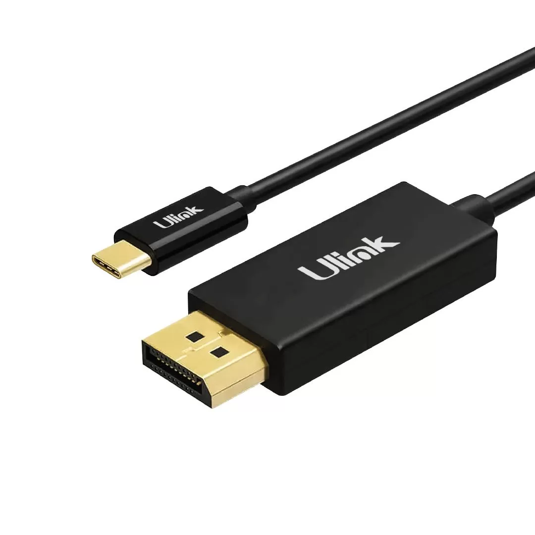 Cable adaptador USB C a Displayport 4K 60Hz 1,8 M UL-CDP18