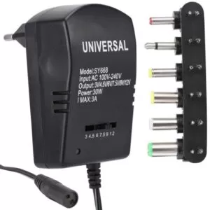 Fuente de poder (Cargador) universal 3A -12V 6 PLUG / SY668